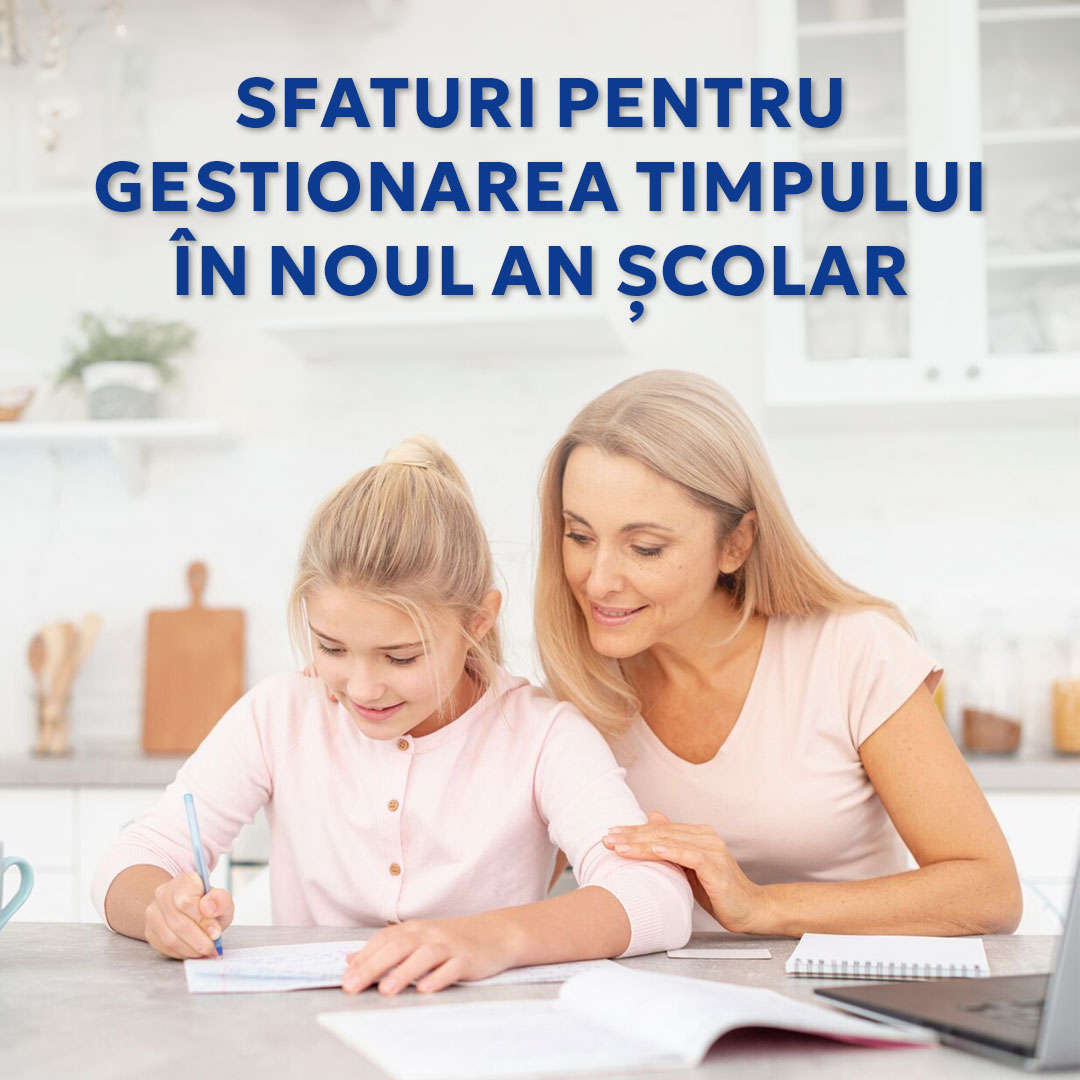 Cum sa gestionezi eficient timpul odata cu inceperea noului an scolar? Sfaturi practice pentru elevi si parinti