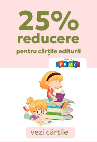 25% reducere pentru toate titlurile editurii PRUT