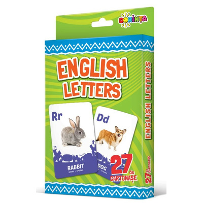 27 de cartonase. English letters
