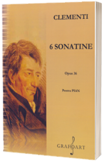 6 sonatine op. 36 pentru pian. Partituri pian si percutie; pian 2 maini