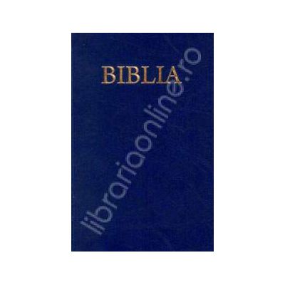 Biblia cu coperti flexibile. Culoarea albastra (50829)