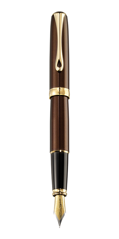 DIPLOMAT Excellence A - Marrakesh Gold - stilou cu penita M, aurita 14kt.