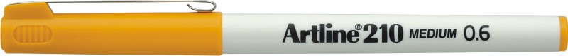 Liner Artline 210, varf fetru 0.6mm - galben