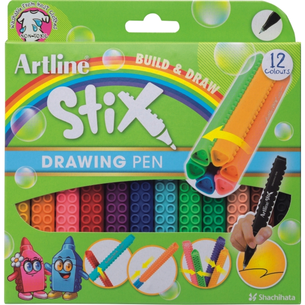 Liner ARTLINE Stix, varf fetru 0.5mm, 12 buc/cutie