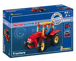 Joc educativ 130 piese Fischer Technik Advanced - Tractors