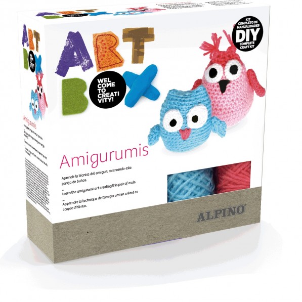 Cutie cu articole creative ALPINO ArtBox Amigurimi