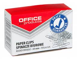 Agrafe metalice 33mm, 100/cutie, Office Products