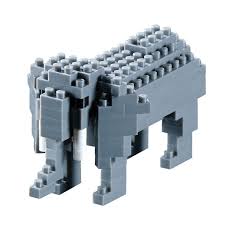 BRIXIES - 3D micro brick construction set - ELEFANT