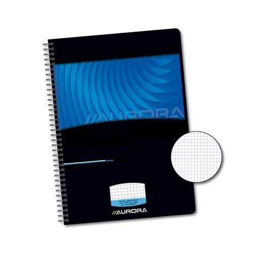 Caiet cu spirala, A4, 72 file - 90g/mp, coperti PP, AURORA Mano - matematica