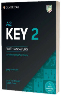 A2 Key 2 for revised exam from 2020. Students Book with Answers with Audio