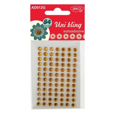 Accesorii Craft - Galben diamante AA uni bling Daco-AD012