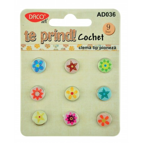 Accesorii craft - clema tip pioneza cochet Daco, AD036