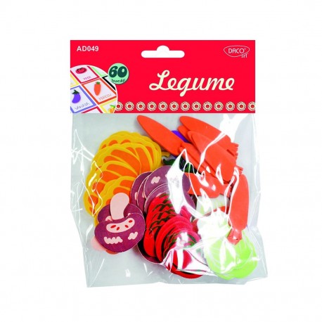 Accesorii craft - Legume spuma Daco, AD049