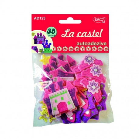 Accesorii craft - la castel autoadezive pasla Daco, AD123