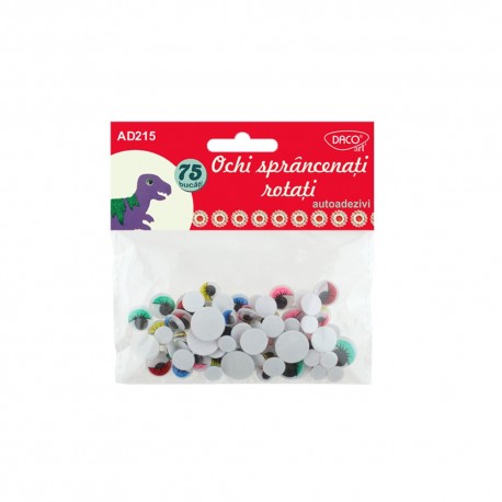 Accesorii craft - AD215 Ochi sprancenati si rotati Daco