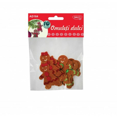 Accesorii craft -  omuleti dulci fetru Daco, AD164