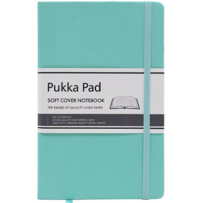 Agenda Pukka Pad Signature PU coperta soft A5 dictando, 192 pag, 80 g, FSC, 21.5 x 13.5 cm, vernil