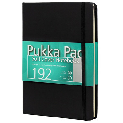 Agenda Pukka Pad Soft Cover, A5, dictando, 192 pagini, coperta piele soft eco Premium 6981-SCN