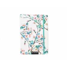 Agenda tip notes cartonat A5 FLORAL, Alb Cires