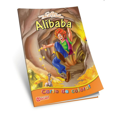 Alibaba. Carte de colorat