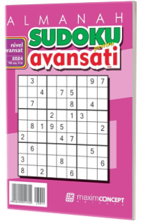 Almanah Sudoku pentru avansati, numarul 2024. Nivel avansat