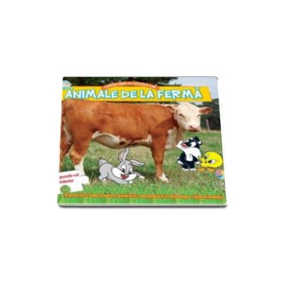 Animale de la ferma. Cartea mea cu puzzle-uri - Baby Looney Tunes (Cu 5 puzzle-uri in interior)