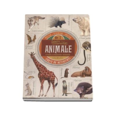 Animale - O lume a creaturilor minunate. Carte de activitati cu puzzle, stikere si poster