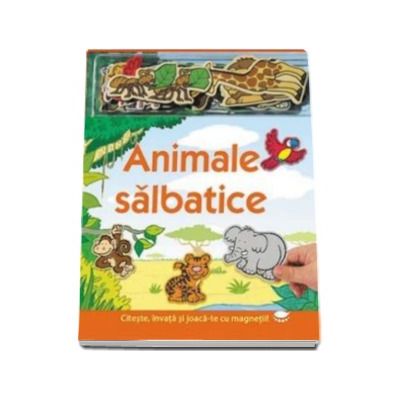 Animale salbatice - Citeste, invata si joaca-te cu magnetii!