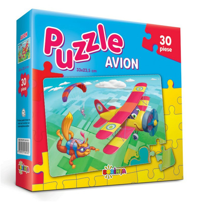 Avion. Puzzle cu 30 de piese