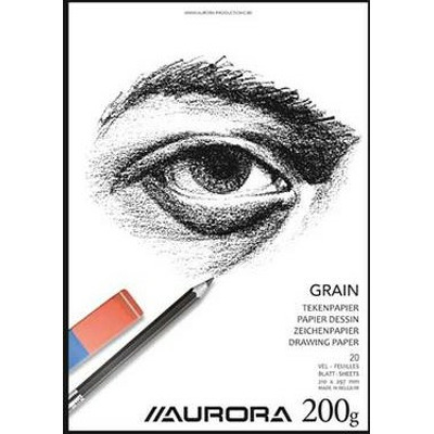 Bloc desen A4, 20 file - 200g/mp, Aurora Raphael