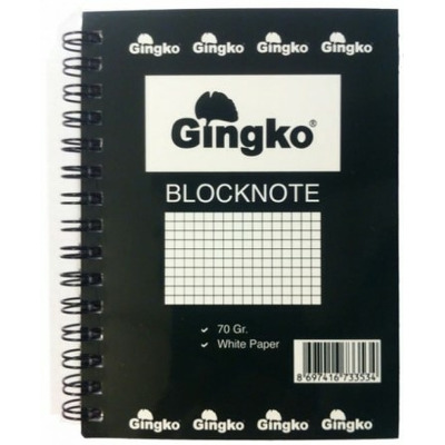 Bloc notes A7, Gingho