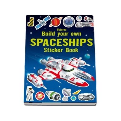 Build your own spaceships sticker book