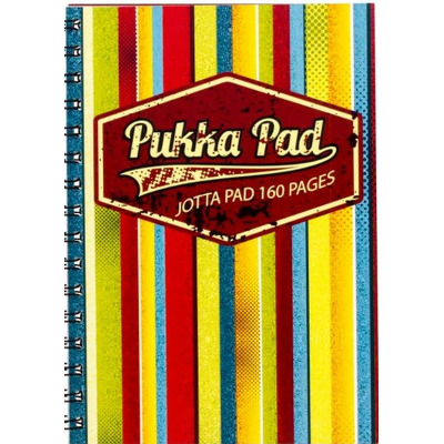 Caiet cu spirala Pukka Pads Jotta Americano A5 matematica, galben si mov (mix)