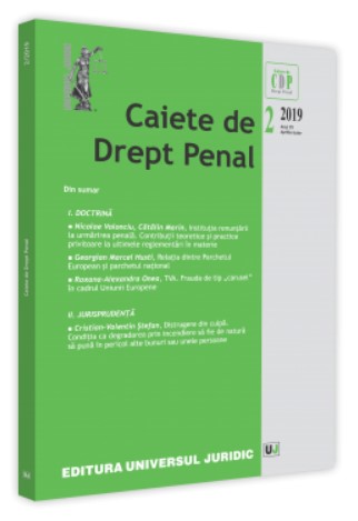 Caiete de drept penal nr. 2/2019