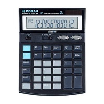 Calculator de birou, 12 digits, negru