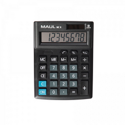 Calculator de birou MAUL MC 8, 8 digits - negru