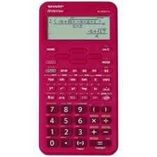 Calculator stiintific, 16 digits, 422 functiuni, 157x78x15 mm, Sharp EL-W531TL - rosu