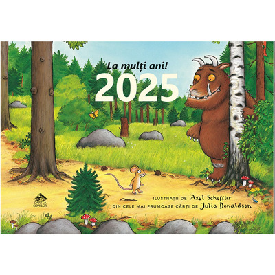 Calendar 2025 cu ilustratii de Axel Scheffler