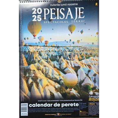 Calendar de perete X3, 2025. Peisaje - spectacolul Terrei