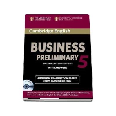 Cambridge English Business. 5 Preliminary Self-study Pack (Student's Book with Answers and Audio CD)