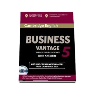 Cambridge English Business. 5 Vantage Self-study Pack (Student's Book with Answers and Audio CD