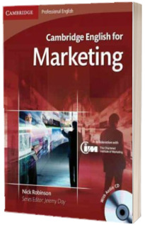 Cambridge English for Marketing. Students Book with Audio CD