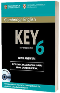 Cambridge English Key 6 Self-study Pack (Student's Book with Answers and Audio CD)