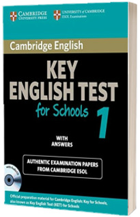 Cambridge KET for Schools 1 Self-study Pack (Student's Book with Answers and Audio CD) - Official Examination Papers from University of Cambridge ESOL Examinations