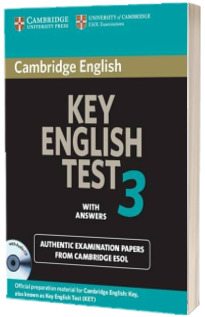 Cambridge Key English Test 3 Self Study Pack - Examination Papers from the University of Cambridge ESOL Examinations