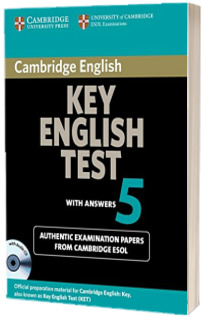 Cambridge Key English Test 5 Self Study Pack (Student's Book with answers and Audio CD) - Official Examination Papers from University of Cambridge ESOL Examinations