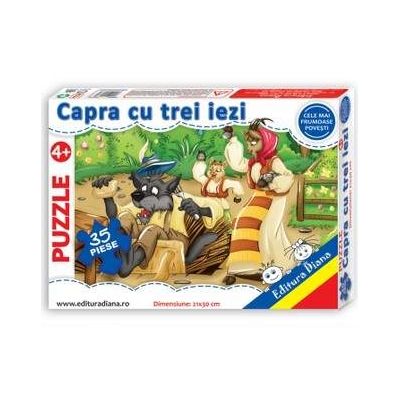 Capra cu trei iezi, puzzle cu 35 piese