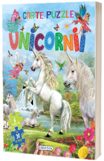 Carte cu 6 puzzle-uri - Unicornii