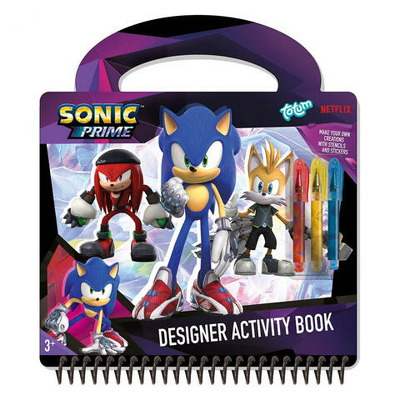 Carte de activitati si pixuri - Sonic