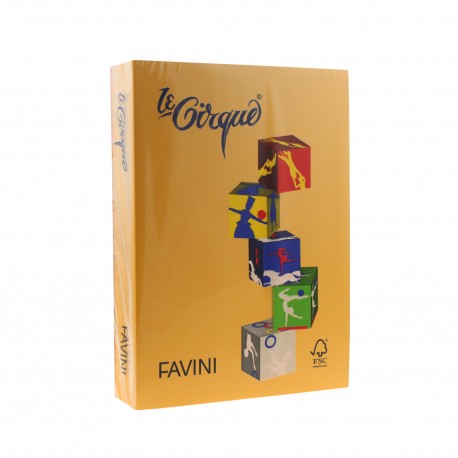 Carton color, galben auriu,160 g/mp A4,  Favini